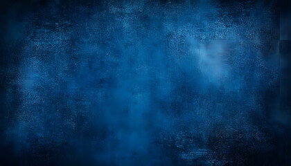 Fototapeta premium dark blue grungy distressed canvas bacground