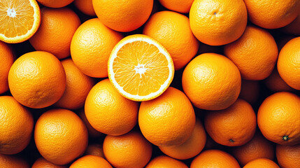 oranges in the market