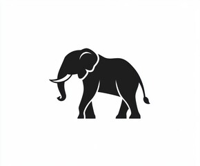 Fototapeta premium Elephant Silhouette.