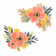 Watercolor Flowers.