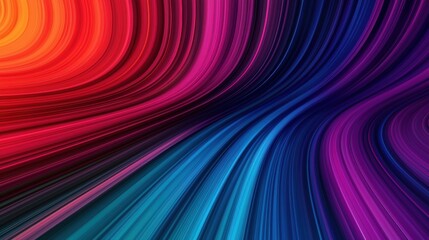 Fototapeta premium Colorful abstract wave patterns with vibrant gradient tones.