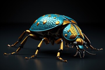 Naklejka premium state potato beetle