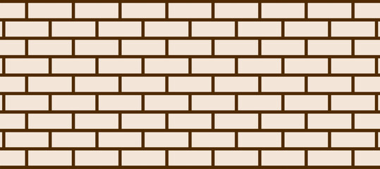 Beige brick wall texture background