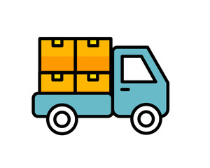 Illustration of a business distributing products to retailers or resellers