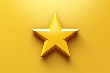 Obraz premium gold star