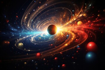 background with space