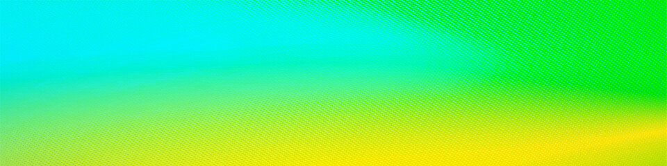 Blue green and yellow gradient panorama background with blank space for Your text or image, usable for social media, story, banner, poster, Ads, events, party, celebration, and various design works