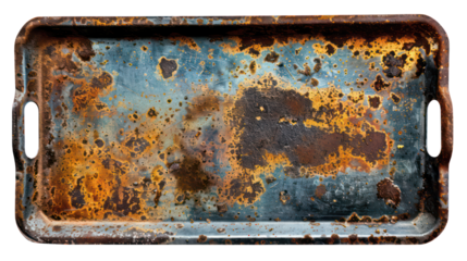 Rusty metal plate, metal sheet plank texture. Scratched grunge metallic texture. Close up Worn metallic iron rusty metal various textured pieces isolated on background for a banner and backdrop