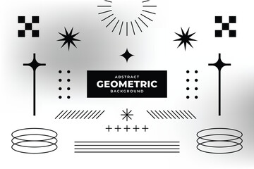 Fototapeta premium Geometric modern abstract background layout