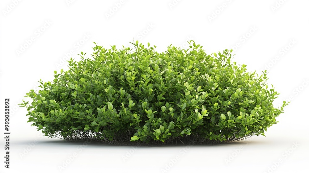 Canvas Prints green bush isolated on white background  