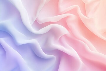 Obraz premium Soft gradient background showcasing subtle pastel waves, perfect for creative projects or product designs. Ideal for various crafting endeavors or merchandise applications