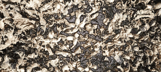 Background hazelnuts illustration made by gloss texturer Abstract psychedelic stripes for digital wallpaper design. Line art pattern. Trendy texture