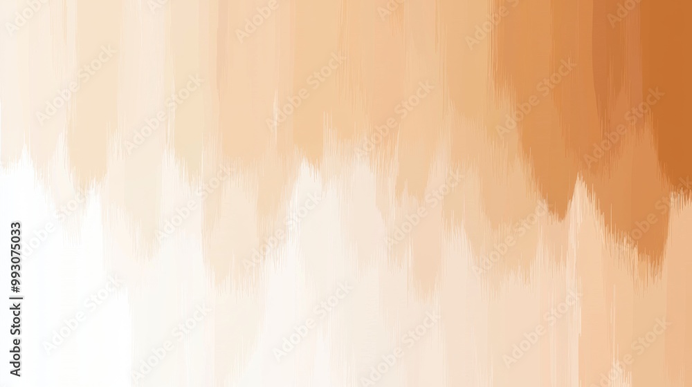 Poster orange and white brushstrokes are blending together, creating an abstract background with a warm and