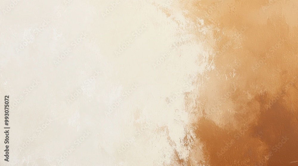 Poster Beige and brown are blending on this background, creating an abstract texture with copy space. The background is perfect for a design project