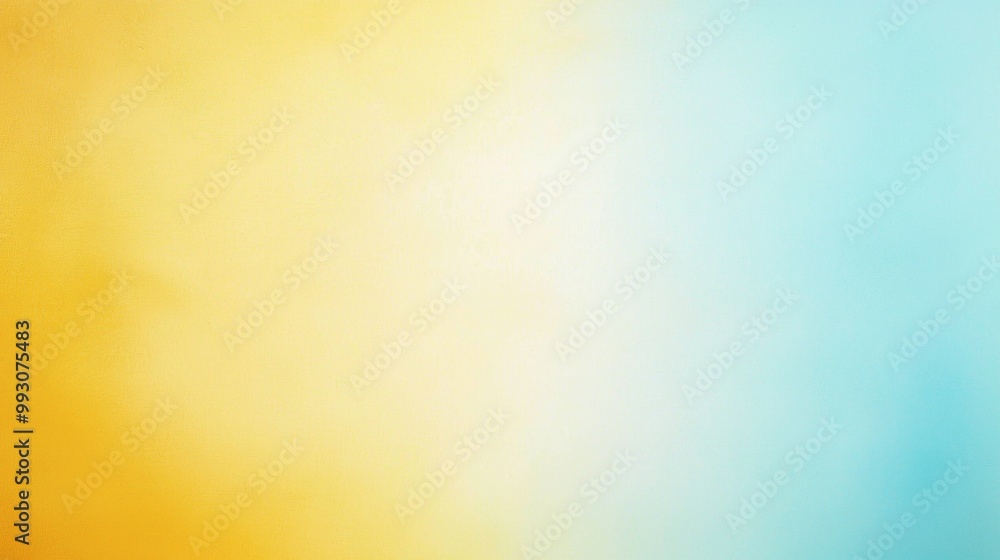 Poster vibrant and colorful abstract background featuring a soft yellow gradient blending seamlessly into a