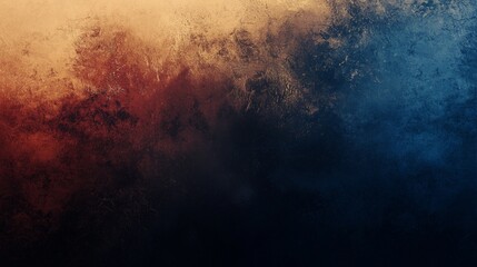 Obraz premium Abstract grunge background featuring a textured surface with a color gradient fading from warm to cool tones. This versatile background is ideal for various design projects