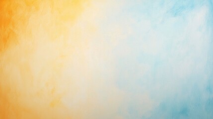 Bright watercolor background blending yellow and blue shades, perfect for text. Soft pastel tones create a smooth, vibrant pattern for creative projects