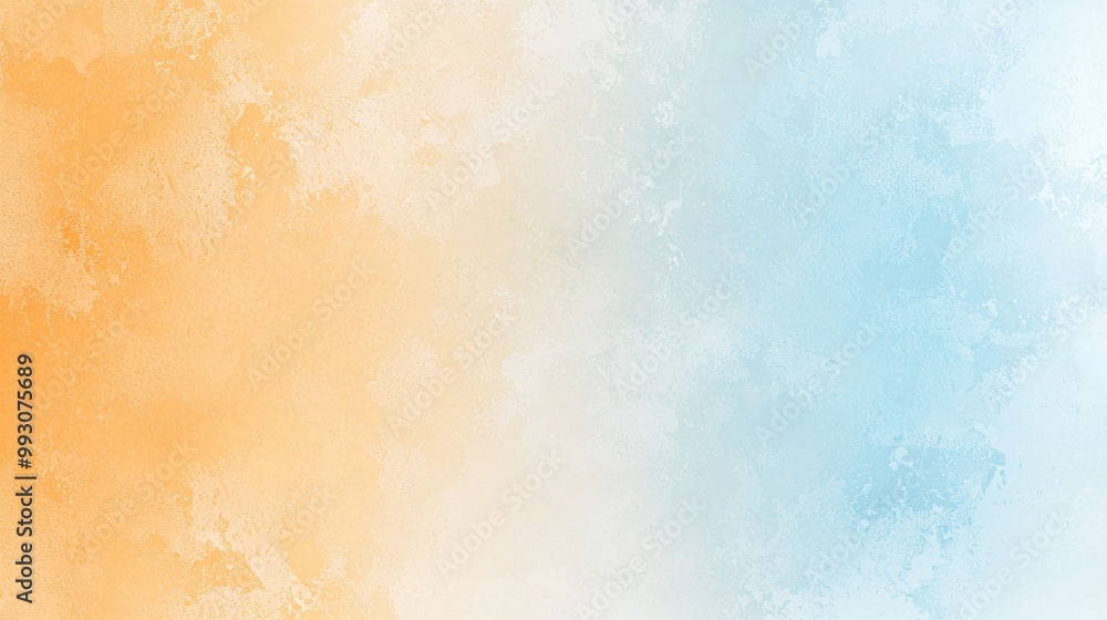 Poster Abstract blue and orange textured background with a color gradient, featuring a grunge effect, suitable for design projects that require a textured and colorful background