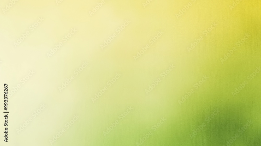 Poster soothing color gradient background transitioning from a soft yellow to a serene green, creating a tr