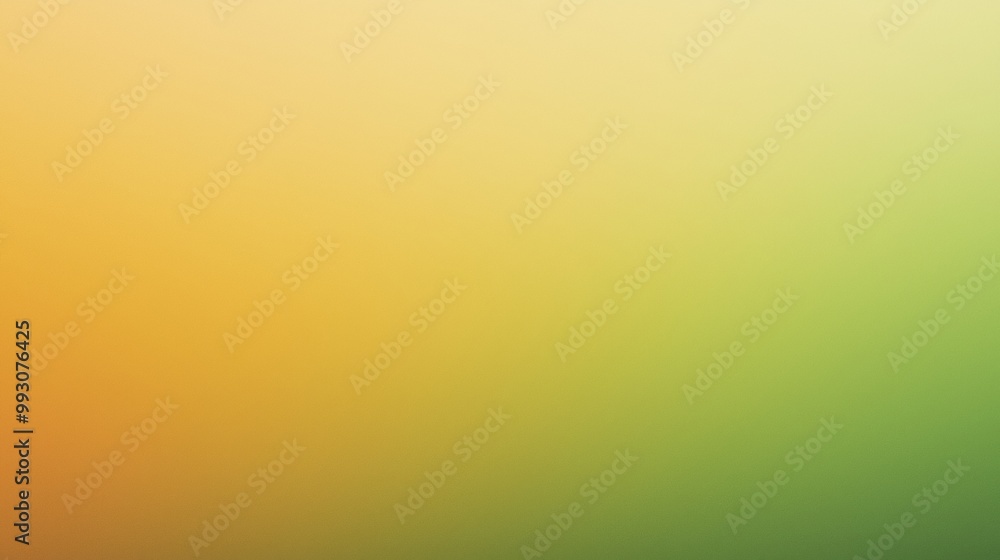 Poster smooth color gradient background blending warm yellow tones into cool green hues, creating a calming
