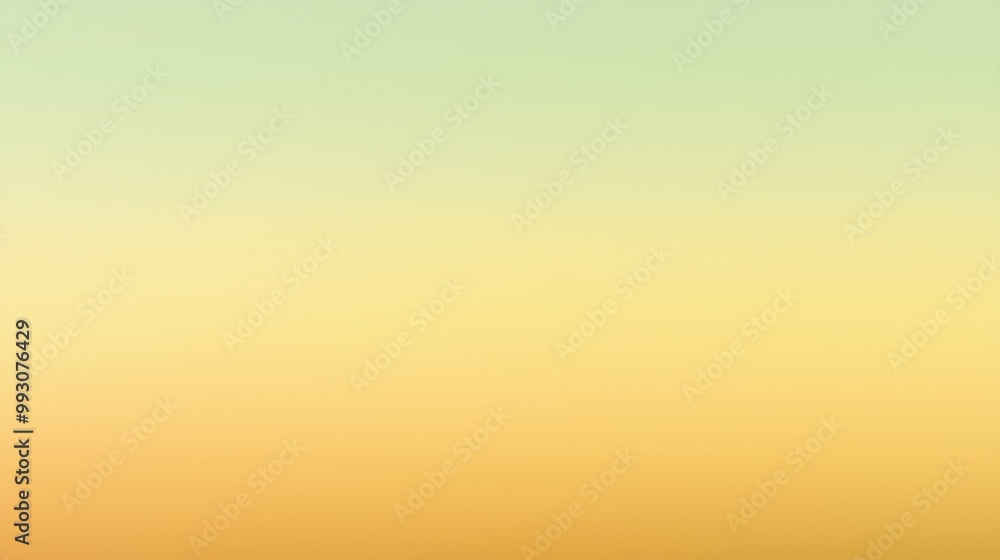 Poster this soothing gradient background transitions from green to orange, evoking warmth and tranquility. 