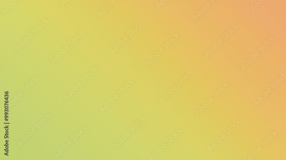 Poster smooth gradient background transitioning from green to yellow to orange, evoking positivity and opti