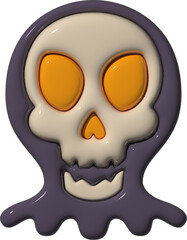 3D Set Halloween Element