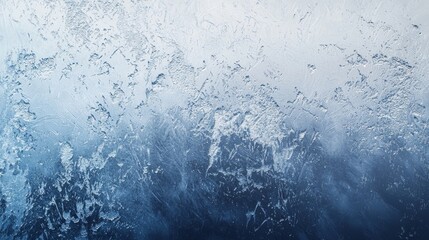 Stunning icy gradient background perfect for winter themes, featuring cool blue hues and intricate ice crystal patterns evoking the chilly freshness of the season