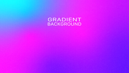 Colorful Gradient Background. Purple Pink and Blue Color Blended. Grainy Noise Texture. Design for Social Media, Trendy, Vintage, Brochure, Banner