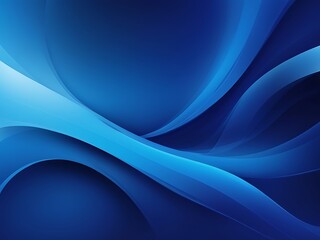 Abstract Modern blue wave Background, Wallpaper, Photo for post banner. Ai Gegerated