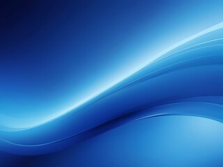 Obraz premium Abstract Modern blue wave Background, Wallpaper, Photo for post banner. Ai Gegerated