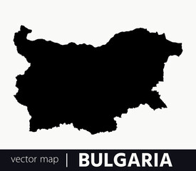 Obraz premium High Detailed Vector Map - Bulgaria