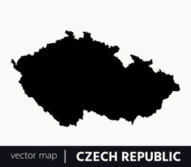 High Detailed Vector Map - Czech Republic