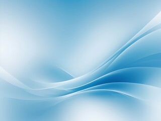 Obraz premium Abstract Modern blue wave Background, Wallpaper, Photo for post banner. Ai Gegerated