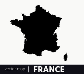 High Detailed Vector Map - France