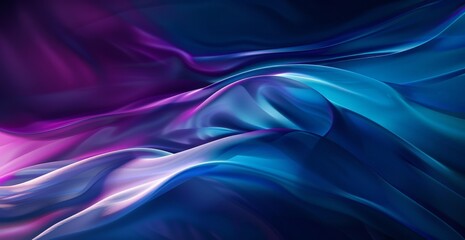 Fototapeta premium Abstract Blue and Purple Waves
