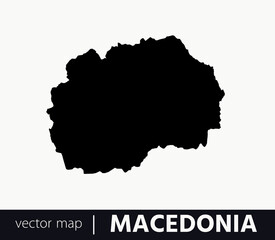 High Detailed Vector Map - North Macedonia