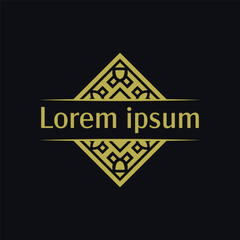 Silver Floral Emblem with Ornate Diamond Accents Best for wedding stationery