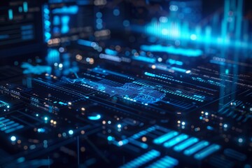 Obraz premium Abstract Digital Interface