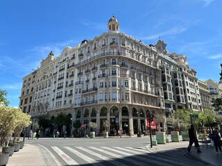 Obraz premium street in the city of Valencia