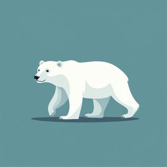 Fototapeta premium Polar Bear Illustration.