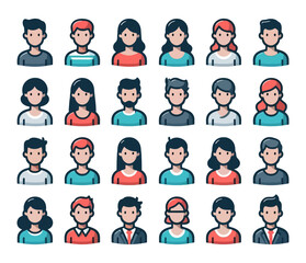 People Icon  Set