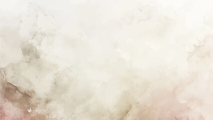 Abstract horizontal watercolor background. Hand drawn vector texture. Brush stroked painting pastel color watercolour