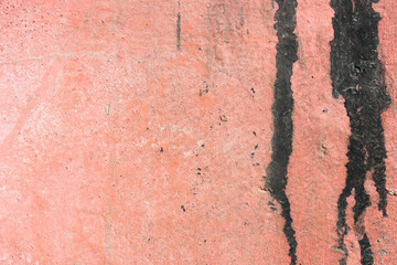 Old textured concrete wall with natural defects. Scratches, cracks, crevices. Can be used as background for design or poster.