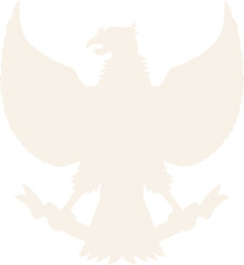 Garuda Pancasila Shilhouette