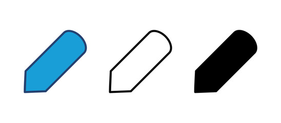 Pencil icon vector. pen symbol. edit icon vector