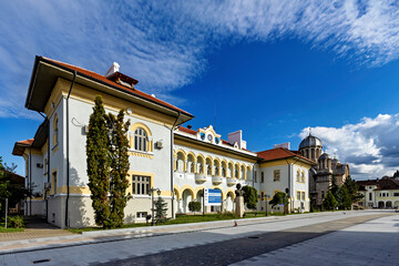 The city of Hunedoara in romania