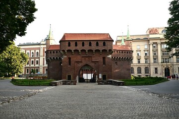 Barbican at Krakow in Poland.