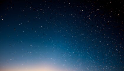 Ethereal Blue to Gold Gradient with Shimmering Stardust Particles
