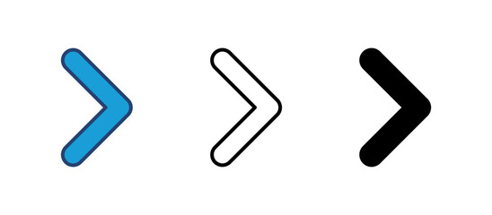 Arrow icon vector. Arrow symbol. Arrow sign for your web design.